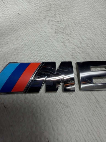 BMW 06-10 E63 E64 M6 Genuine Rear Trunk Emblem Lettering Decal Badge