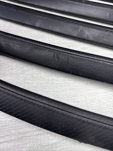 08-13 BMW E92 E93 M3 Interior Trim Set Carbon Leather OEM Genuine *4 Broken Tabs