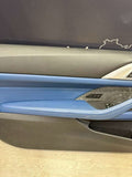BMW 21-26 G82 G83 M4 Coupe Front Left Driver Side Door Panel Fjords Blue