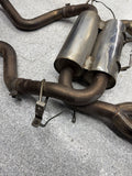 MEGAN EXHAUST AXLE BACK QUAD BLUE TI BURNT TIP 08-13 BMW E92 E93 M3