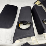08-13 BMW E92 M3 OEM ABC PILLAR PILLARS BLACK PAIR SET *NOTES*