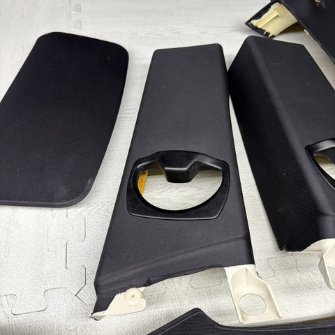08-13 BMW E92 M3 OEM ABC PILLAR PILLARS BLACK PAIR SET *NOTES*
