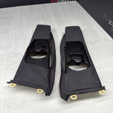 GENUINE BMW E46 B Pillar Trims Column Cover Pillars Pair Black *Peeling*