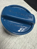 08-13 BMW E90 E92 E93 M3 Engine Oil Cap Laguna Seca Blue BLACKLINE