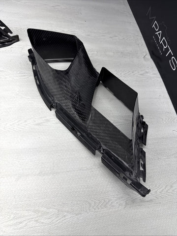 21-26 BMW G80 G82 G83 M3 M4 Carbon Fiber Air Ducts Scoops Vents Pair OEM