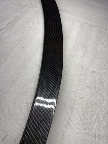 BMW 11-16 F10 540 550 M5 Trunk Lid Rear Spoiler Carbon Fiber Aftermarket