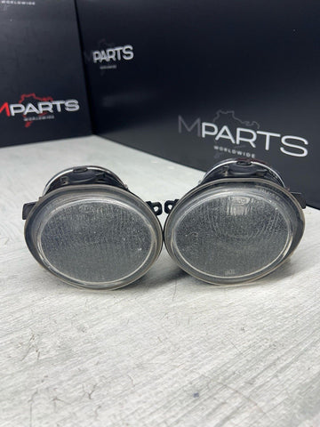 01-06 BMW E46 M3 00-03 E39 M5 Left Right Fog Lights Lens Foglight Fluted OEM