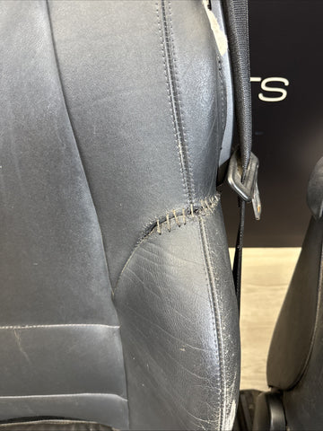 01-06 BMW E46 M3 Convertible Interior Front Heated Seats Black *Notes*