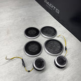 07-13 BMW E92 E93 3-Series 2dr Front Rear Door Individual Speaker Covers Trims