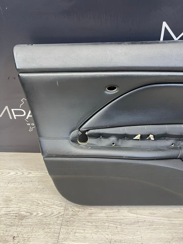01-06 BMW E46 M3 DRIVER LEFT SIDE DOOR PANEL CARD BLACK OEM