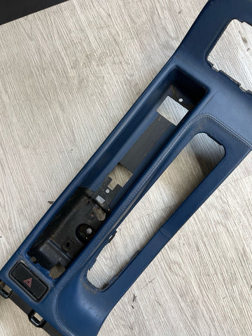 BMW E36 Z3M Z3 M Center Console Leather Panel OEM Estoril Blue