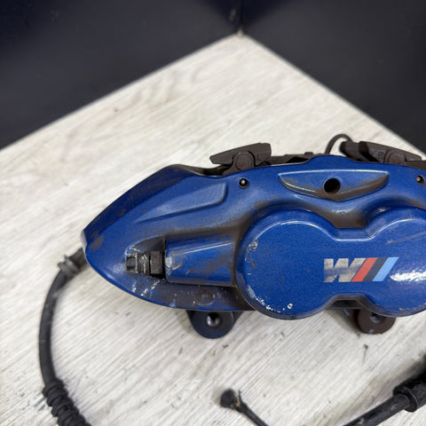 BMW 15-20 F87 M2 F30 F31 F80 F82 F83 M3 M4 Front Left Driver Brake Caliper Blue