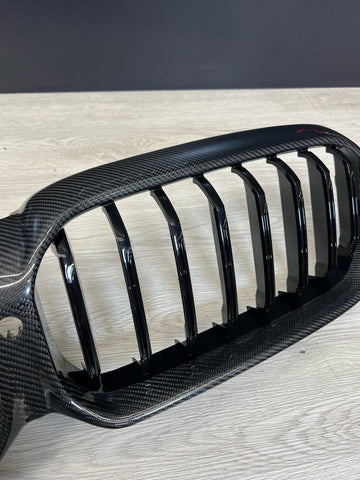NEW Carbon Fiber Kidney Grille BMW 5 Series G30 G31 F90 M5 LCI 2021-2023