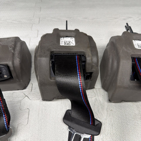 BMW 21-26 G80 G82 M3 M4 Front Rear Seat Belts Seatbelts 72118097752 *Notes*