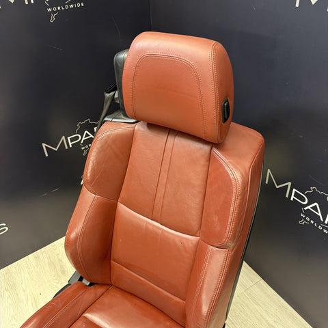 BMW E93 M3 08-13 Passenger Front Seat Fox Red Heated Powered