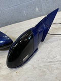 2006-2008 BMW E63 E64 M6 Door Mirrors Set Interlagos Blue
