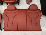 OEM 15-20 BMW F82 M4 LEATHER SEAT SEATS CUSHION INTERIOR SET SAKHIR ORANGE