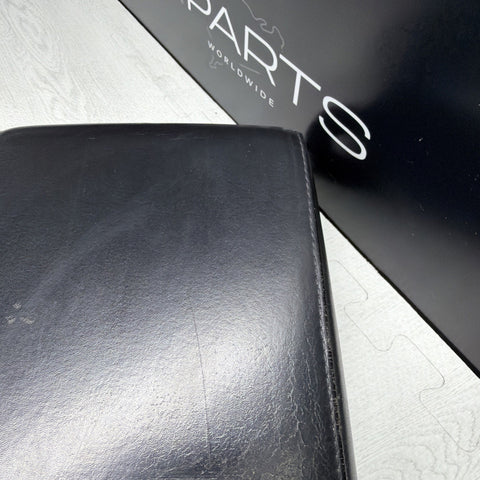 01-06 BMW E46 M3 Center Console Armrest Arm Rest Black Leather *Notes*