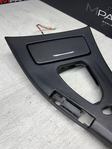 09-13 BMW E93 M3 CONVERTIBLE DCT CIC LEATHER CENTER CONSOLE TRIM