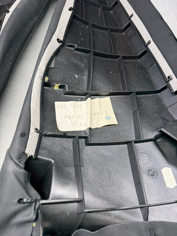01-06 BMW E46 M3 Coupe Rear Seat Backrest Side Bolster Pair Black Napa OEM