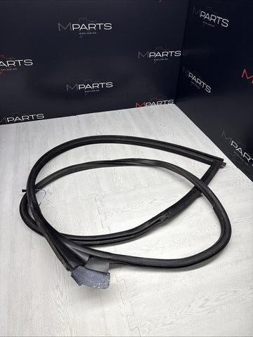BMW E46 M3 01-06 Right Passenger Side Door Weather Strip Seal Black OEM