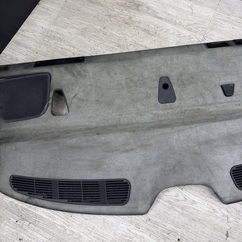 2000-2003 BMW E39 M5 Rear Window Shelf Interior Trim Panel Black Alcantara OEM