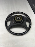95-99 BMW E36 M3 Steering Wheel Black 4 Spoke