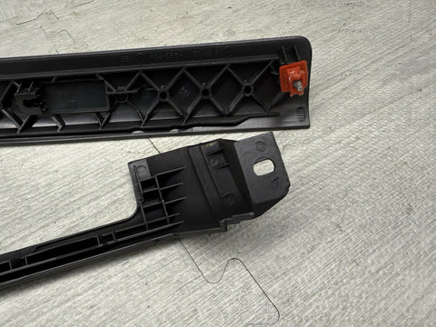 01-06 BMW E46 325 330 M3 Headlight Switch Radio Dash Trims OEM Titan Shadow Grey
