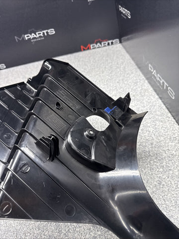 01-06 BMW E46 M3 BLACK DEAD PEDAL KICK PANEL COVER 7902400 *Hairline Crack
