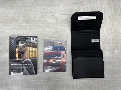 OEM BMW 21-26 G82 M4 COUPE OWNERS MANUAL BOOK BOOKS BOOKLETS POUCH
