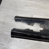 01-06 BMW E46 M3 Rocker Panel Side Skirts OEM Jet Black *Notes*