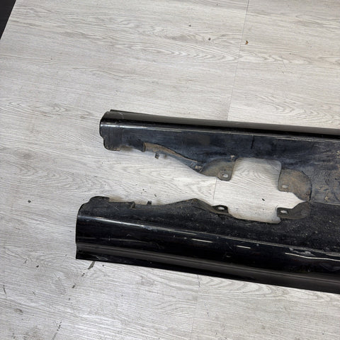 01-06 BMW E46 M3 Rocker Panel Side Skirts OEM Jet Black *Notes*