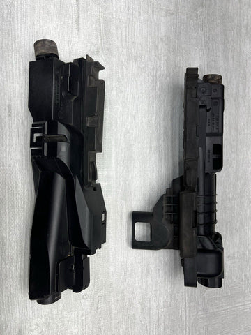 BMW E46 325 328 330 M3 Z4 Side Radiator Mounting Brackets Pair OEM 7530254