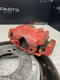 08-13 BMW E90 E92 E93 M3 Rear Brakes Brake Calipers Red & Discs Rotors