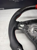 BMW E46 M3 E39 M5 M Real Carbon Fiber Steering Wheel Leather Red Stitching