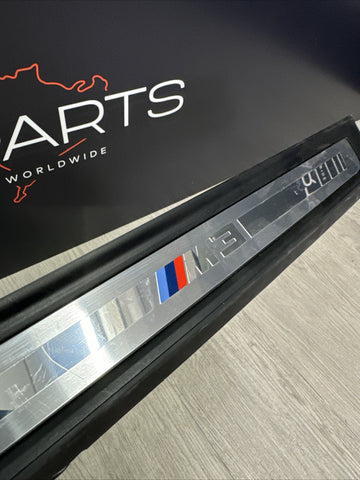 21-26 BMW G80 M3 Sedan Front Door Entrance Sills Trims Panels OEM