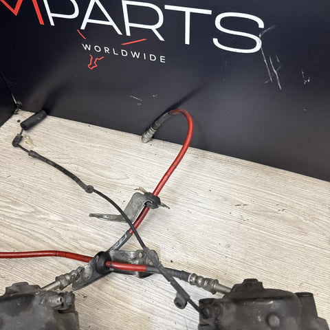01-06 E46 M3 Front Brake Calipers Left Right Pair Set Original ECS Tuning Lines