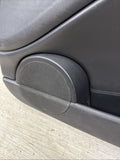 01-06 BMW E46 M3 FRONT PASSENGER RIGHT SIDE DOOR PANEL CARD BLACK OEM