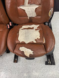 01-06 BMW E46 M3 Convertible Interior Front Heated Seats Cinnamon