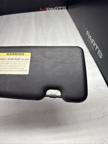 01-06 BMW E46 M3 Convertible Left Driver Side Sunvisors Sun Visor Black
