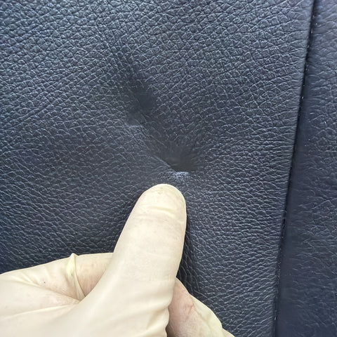 16-18 BMW F87 M2 Coupe Interior Front Left Passenger Seats Black Blue Stitching