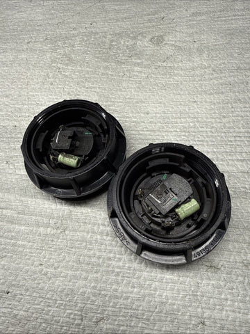 1999 -2006 E46 325 328 330 Coupe M3 Quarter Panel Speakers + Grill Covers Black