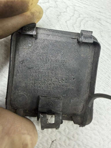 1996–2002 BMW Z3 Rear Bumper Tow Hook Cover Titanium Silver OEM 51118397170