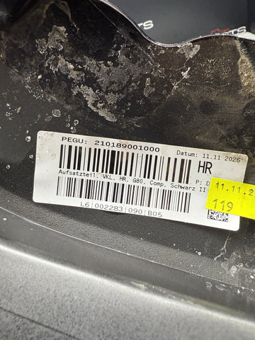 OEM 21-26 BMW G80 M3 REAR BUMPER CORNER DIFFUSER SIDE TRIMS COVERS SPLITTERS