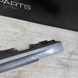 BMW F10 11-16 Left Side Skirt Rocker Panel Molding  USED OEM Space Gray