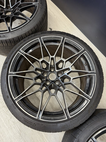 BMW 21-25 G80 G82 G83 M3 M4 FACTORY OEM 826M COMPETITION STOCK RIMS WHEELS