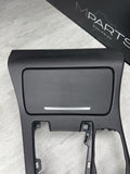13-16 BMW F10 M5 Center Console Cover Panel Bezel Trim Leather Black