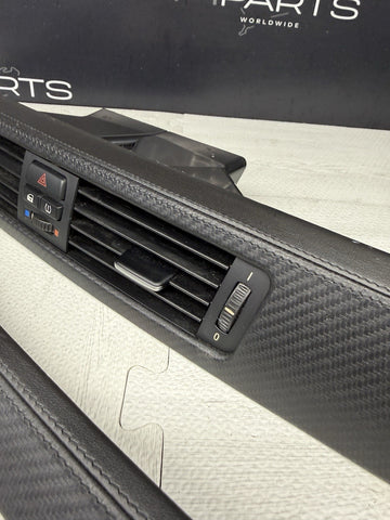 08-13 BMW E92 E93 M3 Interior Trim Set Carbon Leather OEM Genuine