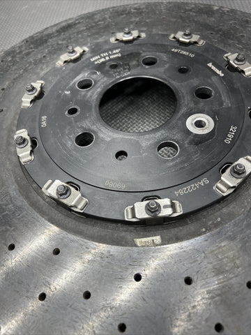 19-23 Ferrari F8 Tributo Front Left Driver Carbon Ceramic Rotor *Damage*