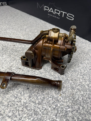 01-06 BMW E46 M3 S54 Engine Oil Pump + Pick Up Tubes